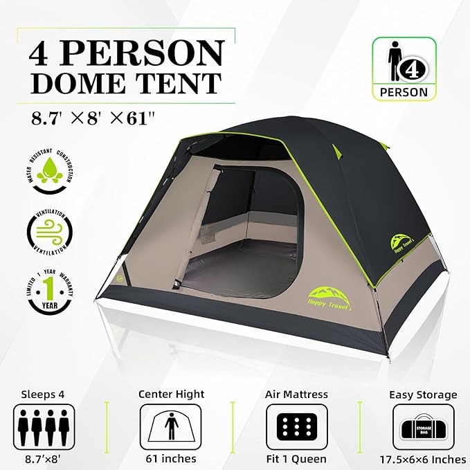 Happy Travel Camping Tent - Image 3