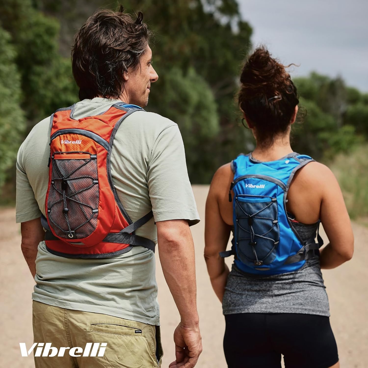 Vibrelli Hydration Backpack & 2L Hydration Bladder - High Flow Bite Valve - Hydration Pack for Cycling, Running, Hiking - Image 2